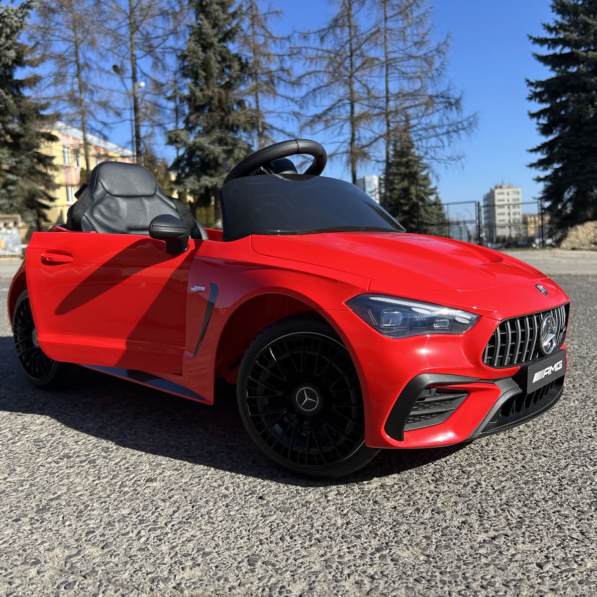 CAR-S-12 - Mercedes CLE 53 Auto na akumulator dla dzieci 4x4 miękki fotel + koła EVA + LED + pilot 2.4 G - obrazek 30
