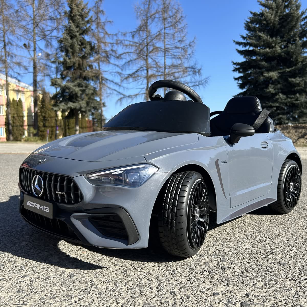 CAR-S-12 - Mercedes CLE 53 Auto na akumulator dla dzieci 4x4 miękki fotel + koła EVA + LED + pilot 2.4 G - obrazek 20