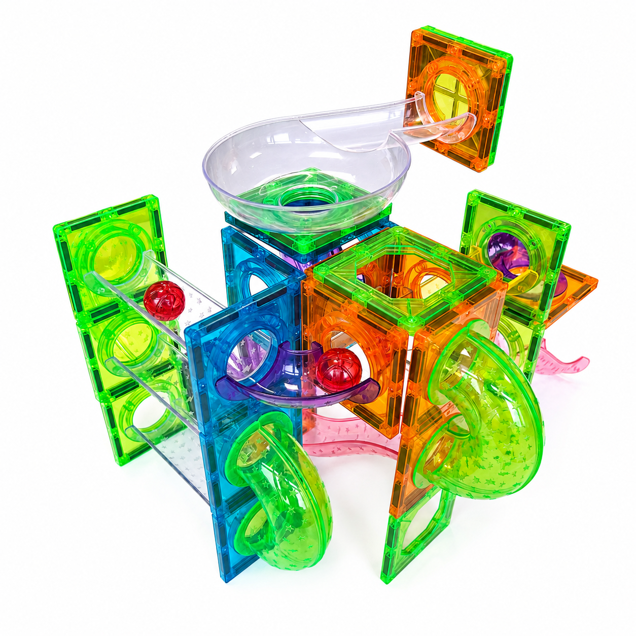 Klocki Magnetyczne Kulodrom 100 elementów - obrazek 3
